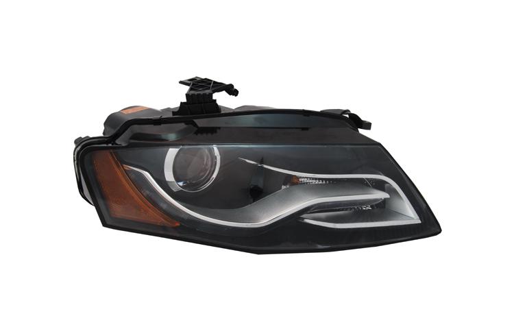 Left driver side replacement headlight hid type w/o curve 09-10 audi a4