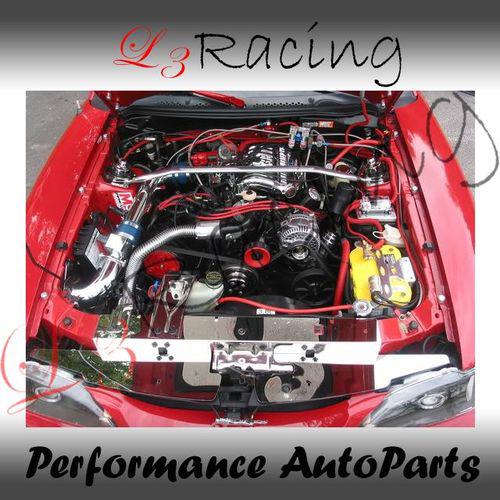 94-98 mustang base 3.8 v6 cold air intake + blue filter