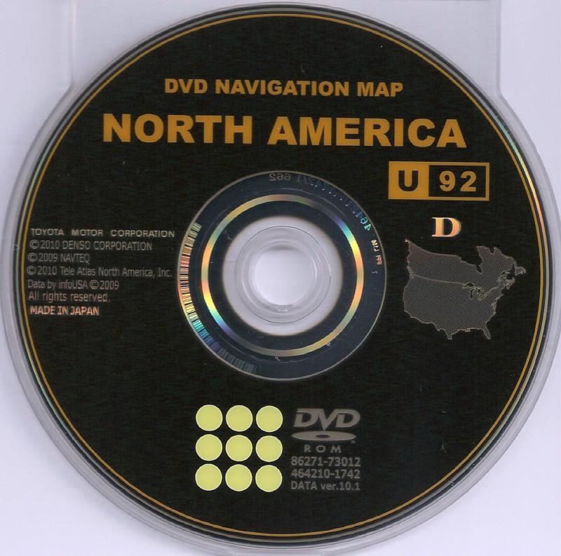 Only 2010 2011 2012 toyota prius camry / hybrid gen6 navigation dvd map u92 oem