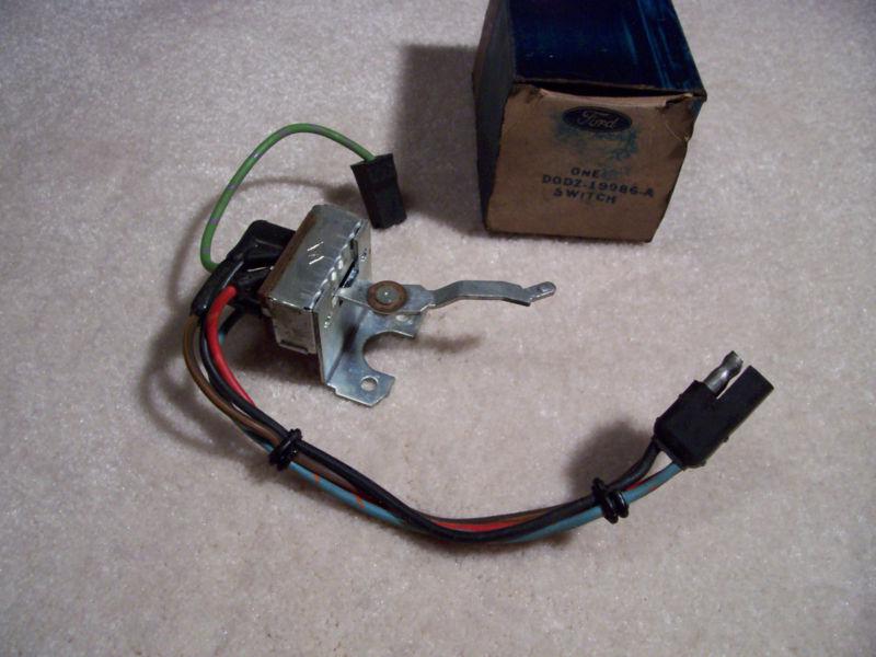 Nos 72 73 74 75 ford maverick factory a/c blower switch *new 1972 1973 1974 1975