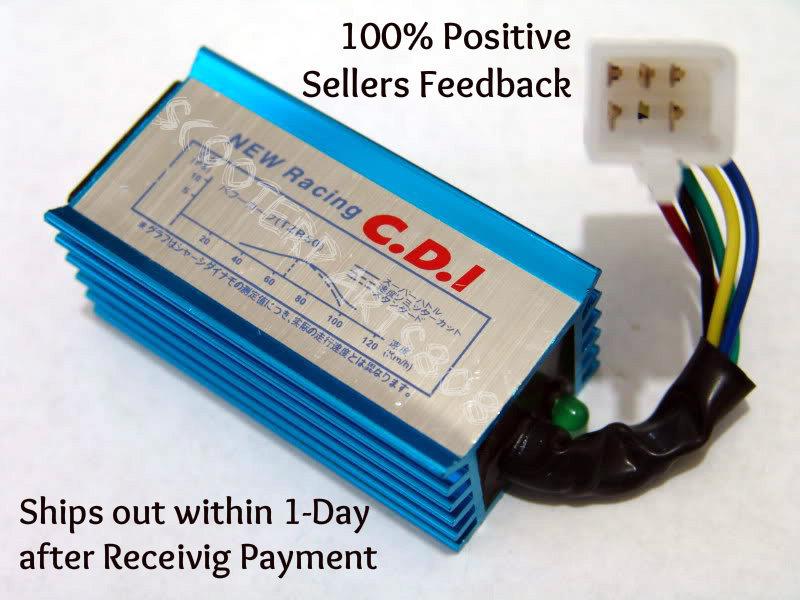 Racing cdi honda dio elite daelim cordi spree aero sym dd50 arnada 