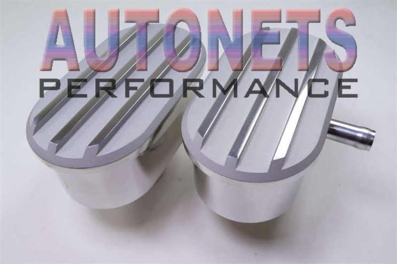 Sell Aluminum Oval Valve Cover Breather Cap PCV Valve Nostalgic Finned