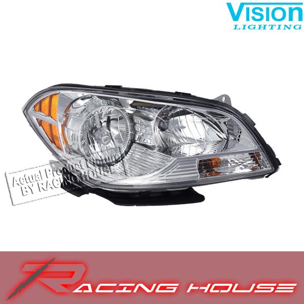 Right passenger side headlight kit unit replacement 2008-2010 chevy malibu