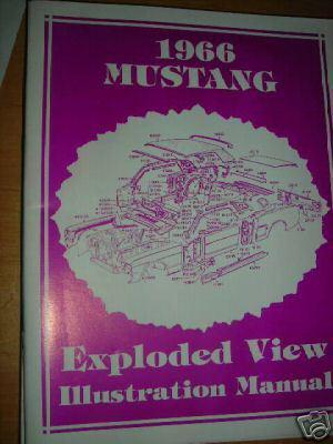 1966 ford mustang exploded view parts manual