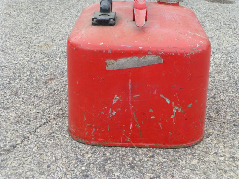 Vintage Mercury Marine Metal Gas Tank Can Outboard Boat Motor 6 Gallon Can, US $40.00, image 6