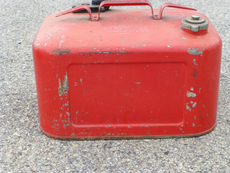 Vintage Mercury Marine Metal Gas Tank Can Outboard Boat Motor 6 Gallon Can, US $40.00, image 7
