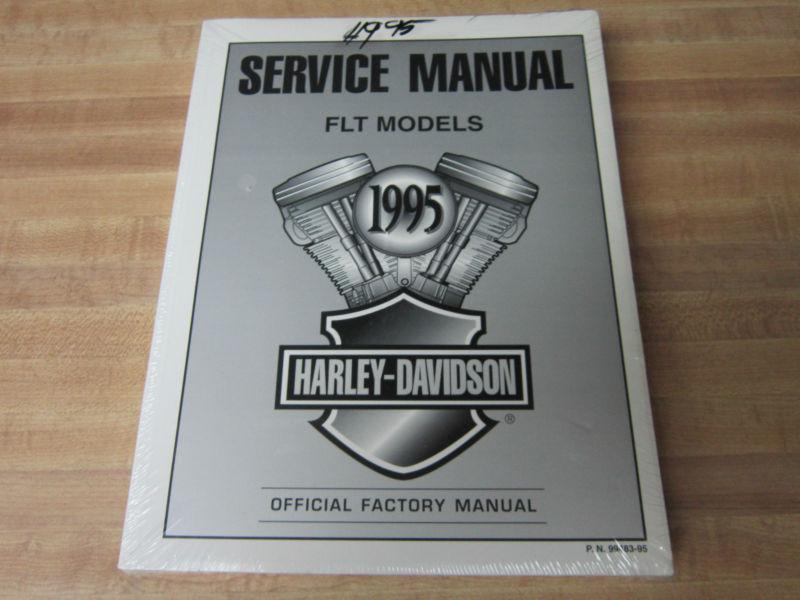 Harley davidson service manual 1995 flt #99483-95 new & sealed