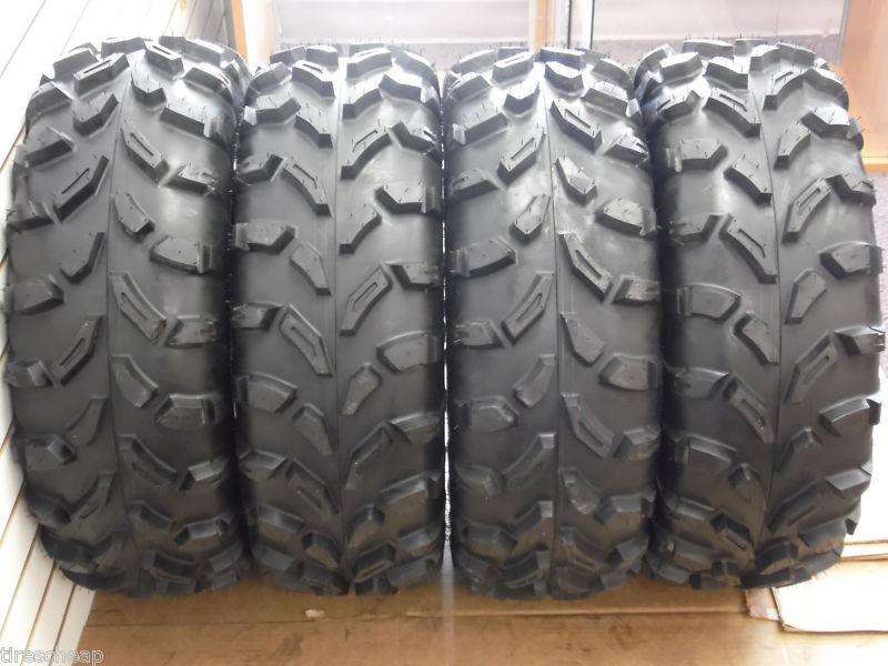 26" bounty hunter radial atv tires full complete set 4 ( for 14" wheels ) 