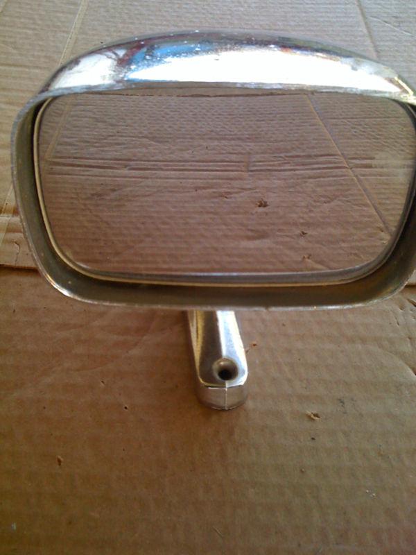 Vintage heavy chrome side mirror 