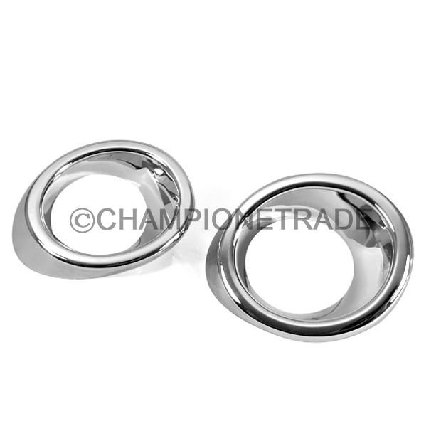 For 2008 09-2010 hightlander mirror chrome front fog lamp light cover trims