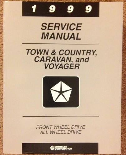 1999 chrysler town & country dodge caravan & plymouth voyager manual very nice !