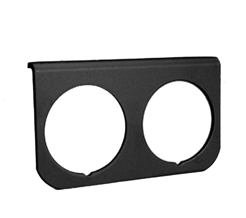 Auto meter 2237 black aluminum gauge panel