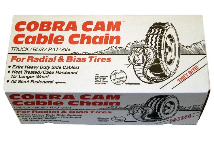 Truck/bus cobra cam cable tire chains