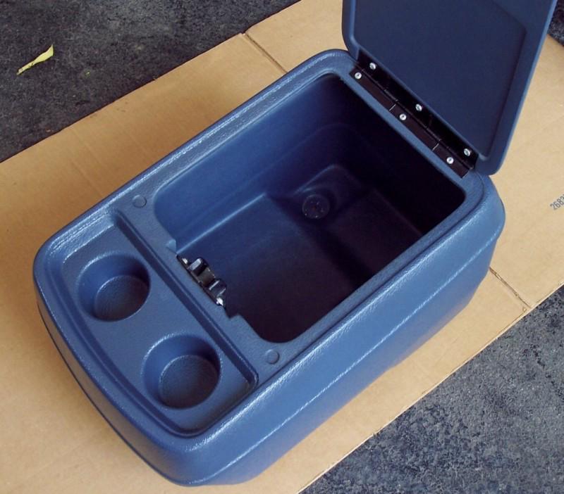 73 79 FORD F-100 TRUCK BRONCO BUCKET SEAT CONSOLE DARK BLUE 80 86 87 91 NICE, US $99.99, image 4