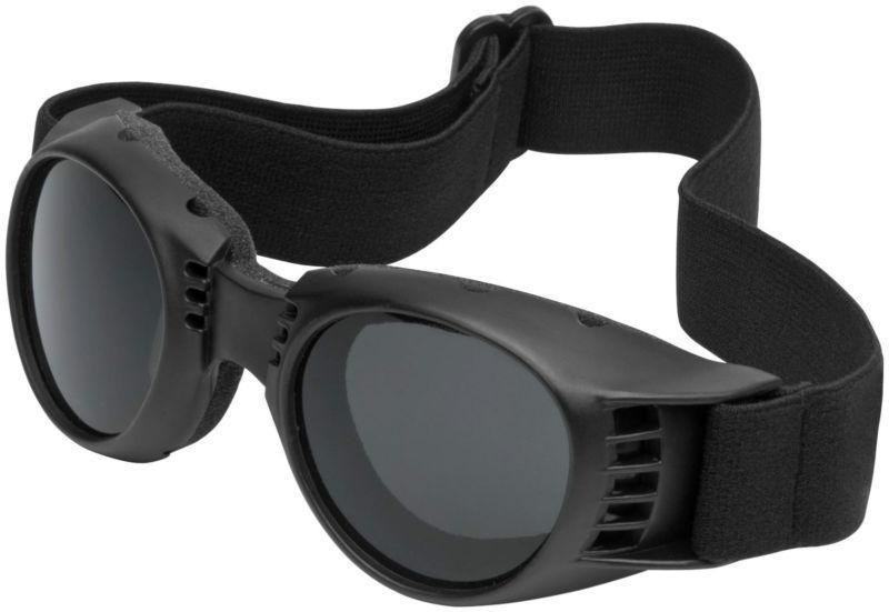 River road paragon goggles super dark lens motorcycle riding glasses 