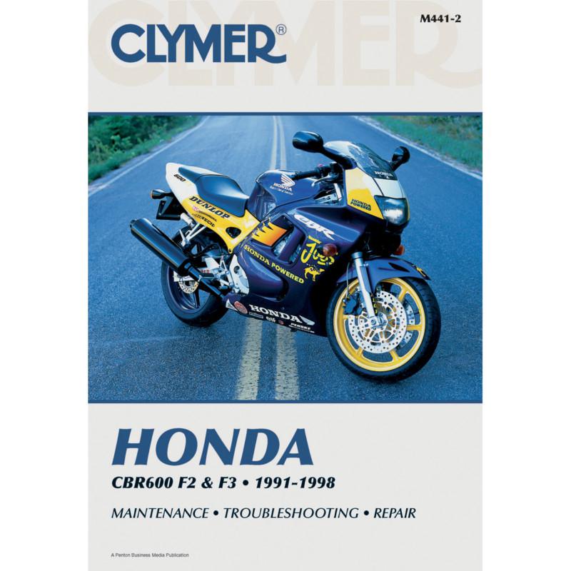 Clymer m441-2 repair service manual honda cbr600 1991-1998