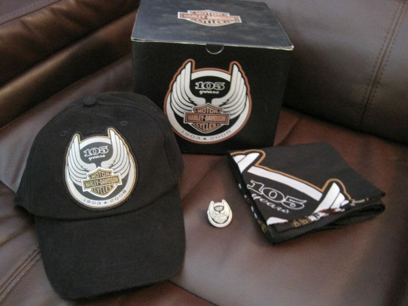 105th anniversary 96948-08v harley davidson ride pack  2008