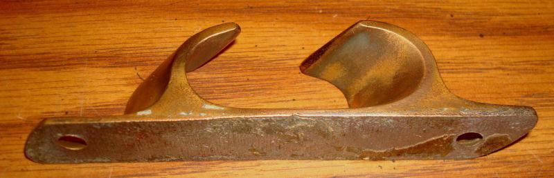 VINTAGE BRASS BOAT CLEAT SHIP DOCKING HOOK SAILBOAT, US $9.99, image 2