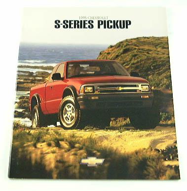 1995 95 chevrolet chevy s-10 s10 pickup truck brochure