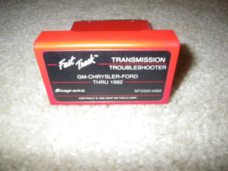 Snap on mt2500-6992 gm-chrysler-ford thru 1992  transmission troubleshooter