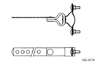 Cummins onan 155-2174 generator tailpipe hanger 6.5"