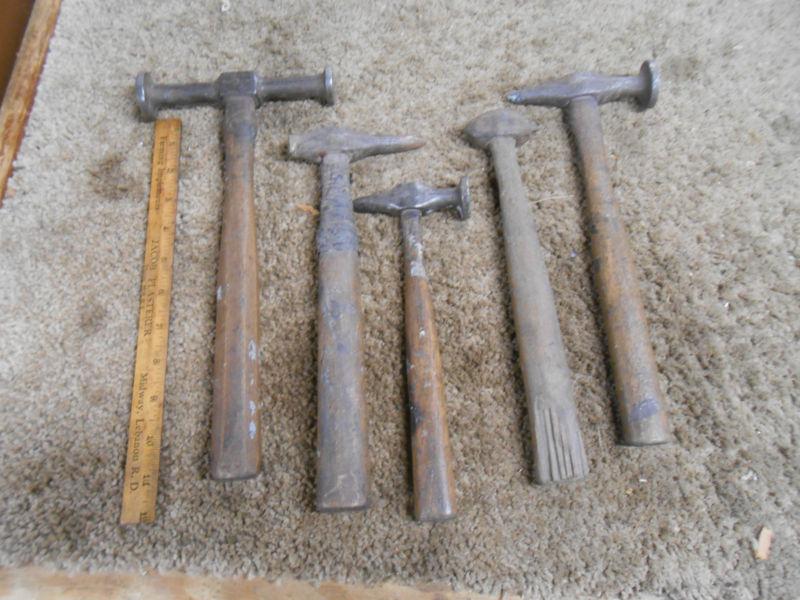 L1728 5 Vintage auto body hammers TOOLS AUTO UNIQUE CAR , US $7.06, image 6