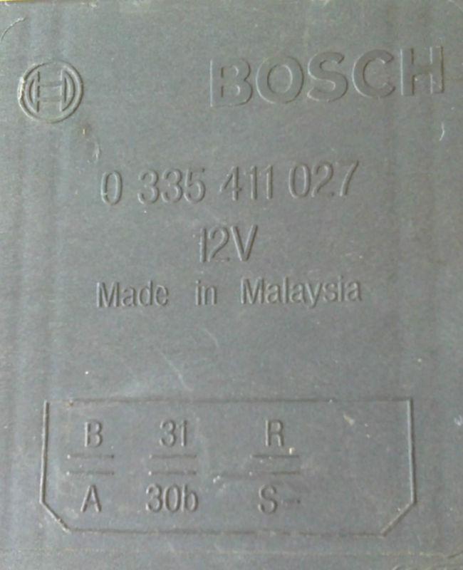 Bosch Car Alarm Relay Wiring System Switch 12V BMW VW Porsche 0 335 411 027, US $14.99, image 2