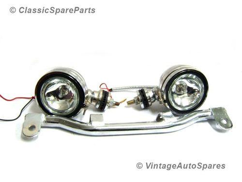 New customized genuine pair fog lamps with fixings for royal enfield bikes