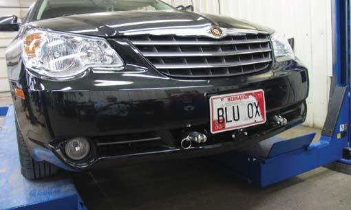 Blue ox bx1984 base plate for chrysler sebring 08-10