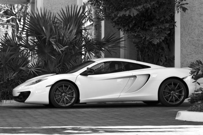 Mclaren mp4-12c mp412c hd poster super car b&w print multiple sizes available