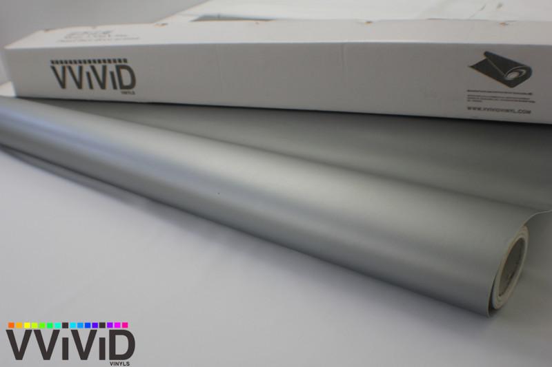 3m x 1.52m 50sq ft matte satin silver vinyl interior car wrap auto film ms7m01