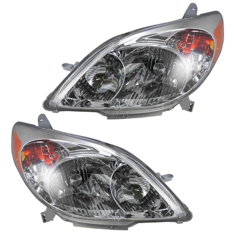 03-08 toyota matrix headlights headlamps pair set left lh & right rh