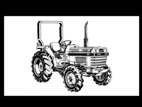 Kubota l2250 l2550 l2850 l3250 l-2250 tractor manual