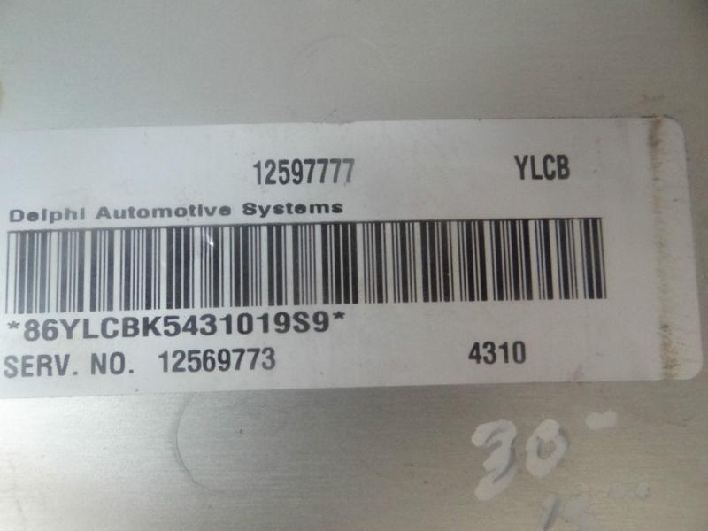 (BB507) 04 05 06 CHEVY COLORADO ENGINE CONTROL MODULE 12597777, US $30.00, image 2