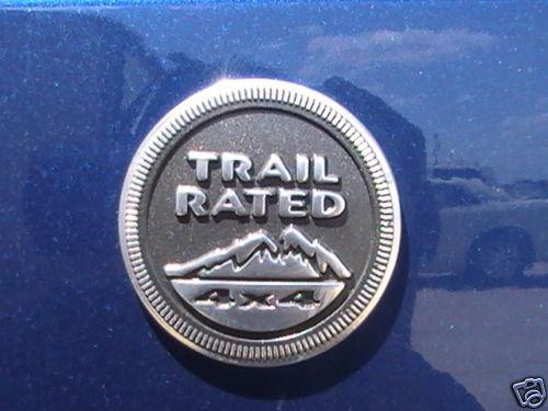 Jeep wrangler liberty trail rated emblem 55157317ab