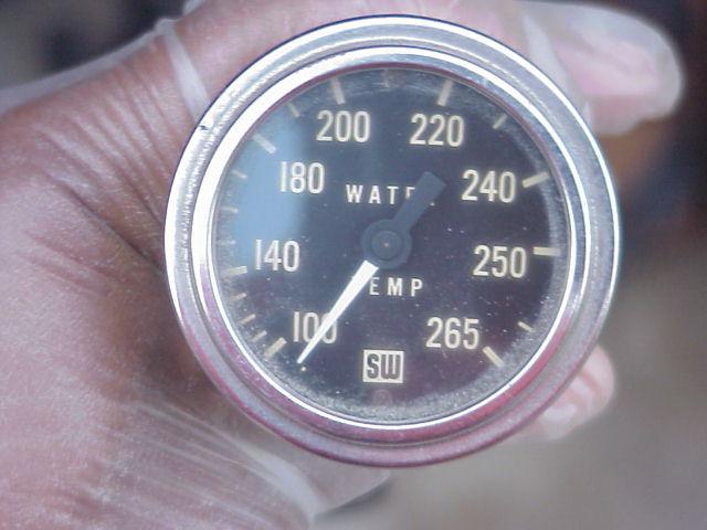 Vintage stewart warner temperature gauge