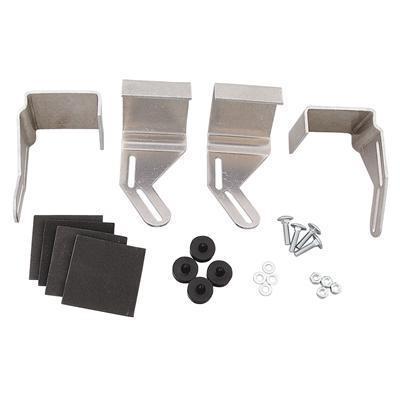 Summit racing 329725 fan mounting brackets aluminum natural universal set of 4