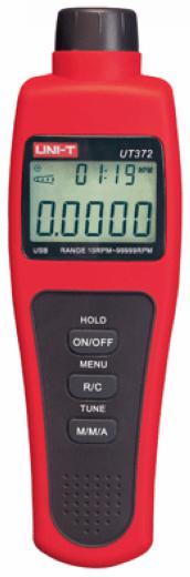 Digital non-contact tachometer tacho tester 10-99,999 rpm usb ut372
