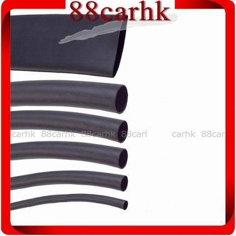 *100 ft. black 3/32" (diameter 2.5mm), 2:1 heat shrink tubing wire wrap*