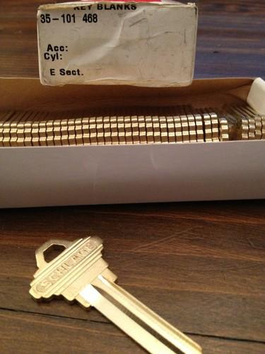 50x schlage 35-101 468 e key blanks