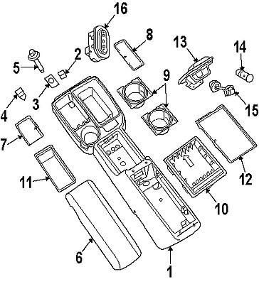 Ram 4793554ac genuine oem factory original power outlet