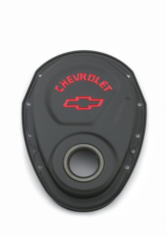 Proform 141-753 gm performance sb chevy black crinkle timing chain cover