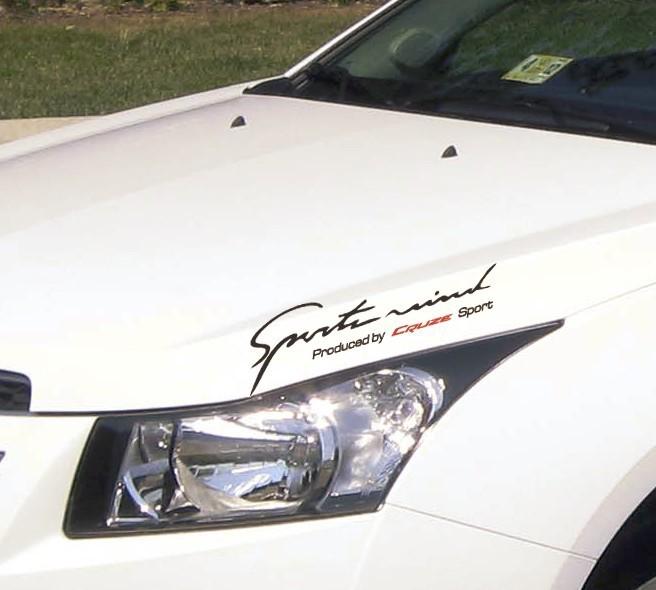 Chevrolet cruze sports mind produced by front light eyebrow car decal sticker 