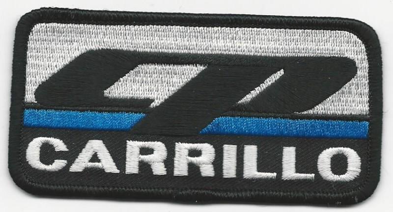 Cp carrillo racing patch 4 inches long size new 