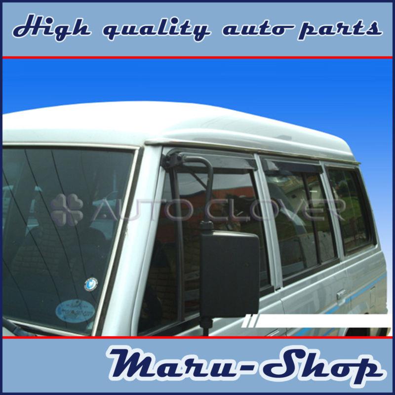 Smoke door window vent visor deflector for 82~91 mitsubishi montero/pajero