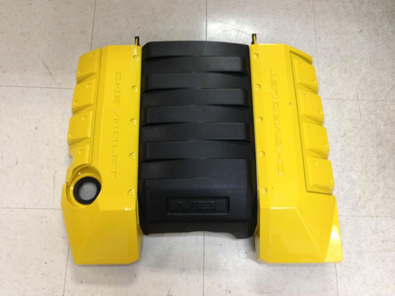 2010-2013 camaro yellow engine cover (fits 2010-2013 camaro)
