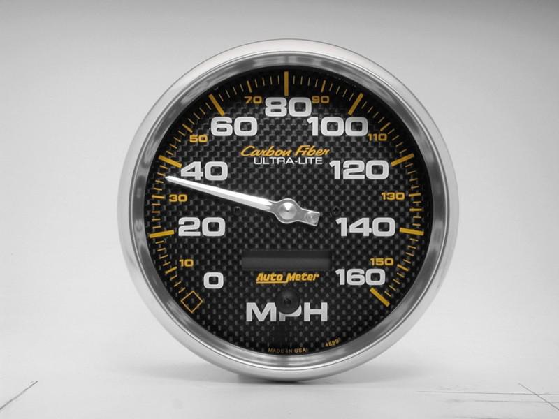 Auto meter 4889 electrical carbon fiber ultra-lite 5" speedometers -  atm4889