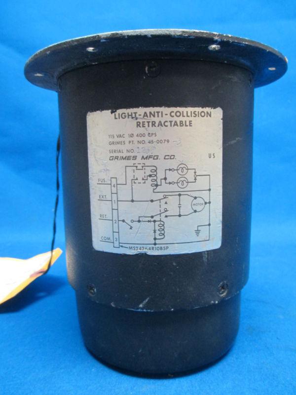 Grimes Retractable Anti Collision Light P/N: 45-0079-3 *WORKS* (6271), US $189.99, image 3