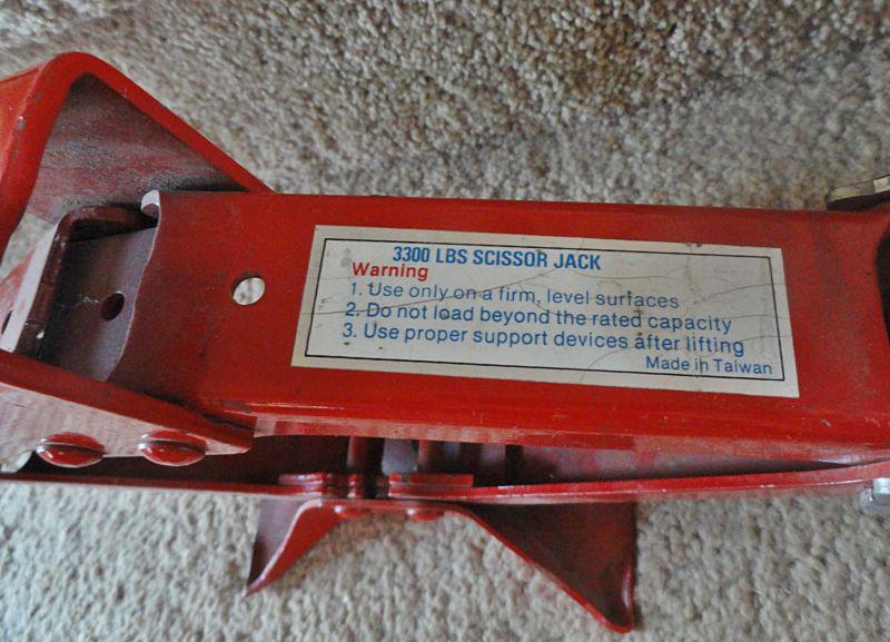 Goodman Heavy Duty Scissor Jack 1.5 Ton 1 ½ ton 3300 lb, US $19.99, image 4