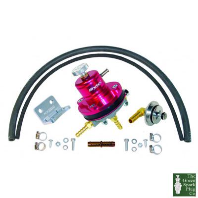1x sytec 1:1 motorsport adjustable fuel pressure regulator (vk-msv-ka3.8-r)